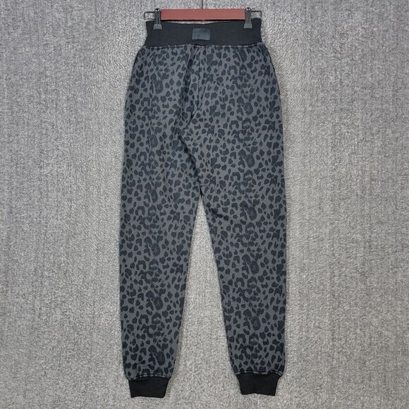 Victorias Secret Jogger Sweatpants Womens XS Gray Black Animal Print Lounge - Picture 10 of 16